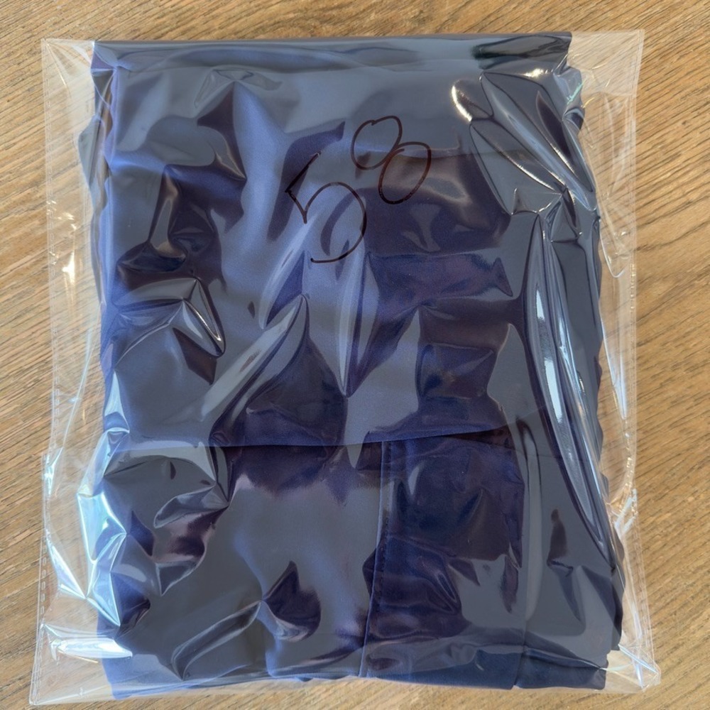 Ramy Brook Satin Elevated Utility Cargo Pants-Navy-Paperbag Waist-Sz M-RRP $295 - Picture 16 of 16